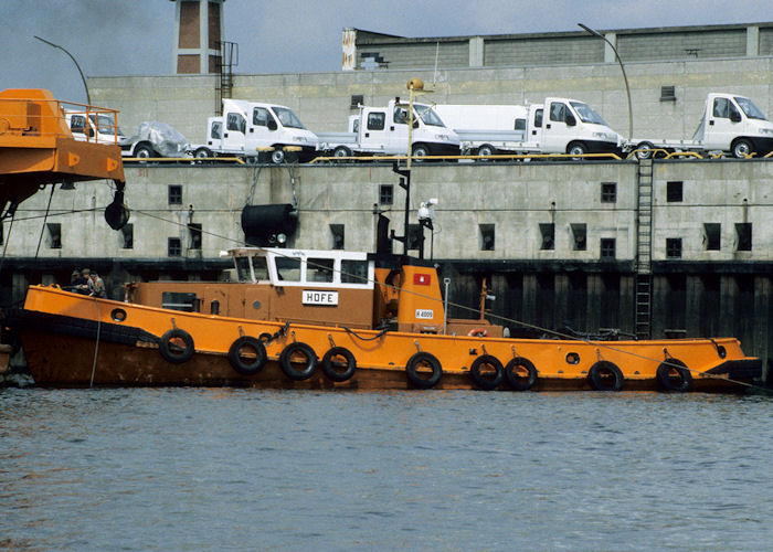 Photograph of the vessel  Hofe pictured in Hamburg on 27th May 1998