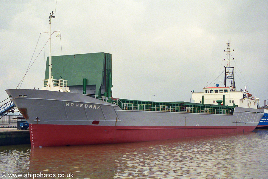 Photograph of the vessel  Hohebank pictured in William Wright Dock, Hull on 11th August 2002