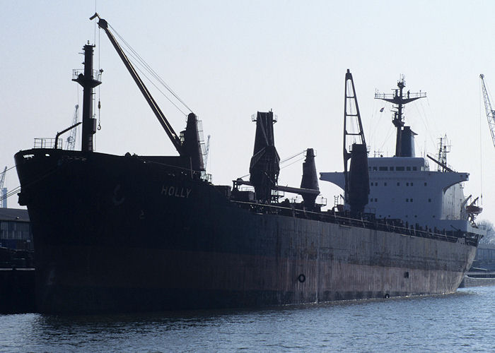 Photograph of the vessel  Holly pictured in Waalhaven, Rotterdam on 14th April 1996