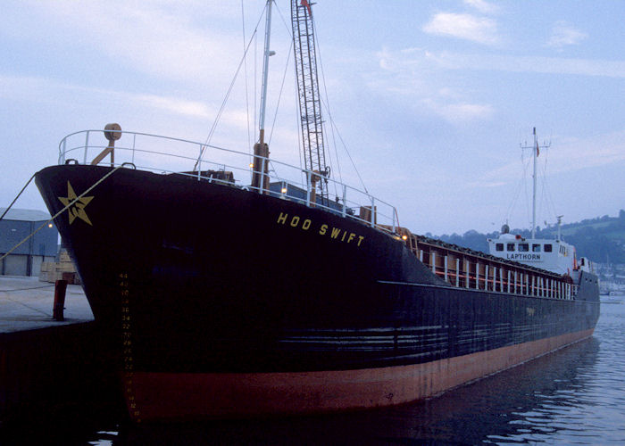 Photograph of the vessel  Hoo Swift pictured at Teignmouth on 28th September 1997