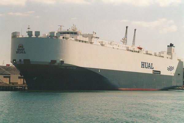  Hual Europe pictured in Southampton on 8th May 2001