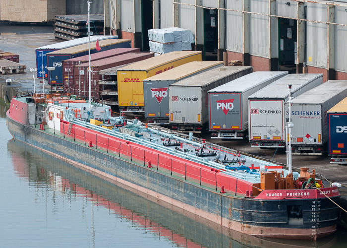 Photograph of the vessel  Humber Princess pictured in King George Dock, Hull on 20th July 2014