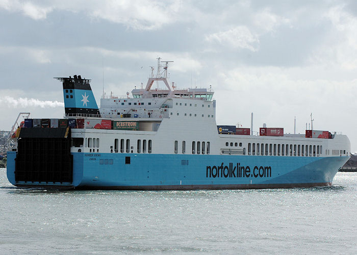 Photograph of the vessel  Humber Viking pictured departing Vlaardingen on 19th June 2010