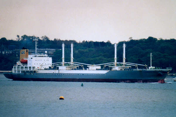 Photograph of the vessel  Humboldt Rex pictured arriving in Southampton on 6th May 2001