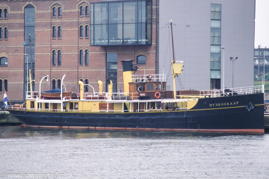 Photograph of the vessel  Hydrograaf pictured in IJhaven, Amsterdam on 16th June 2002