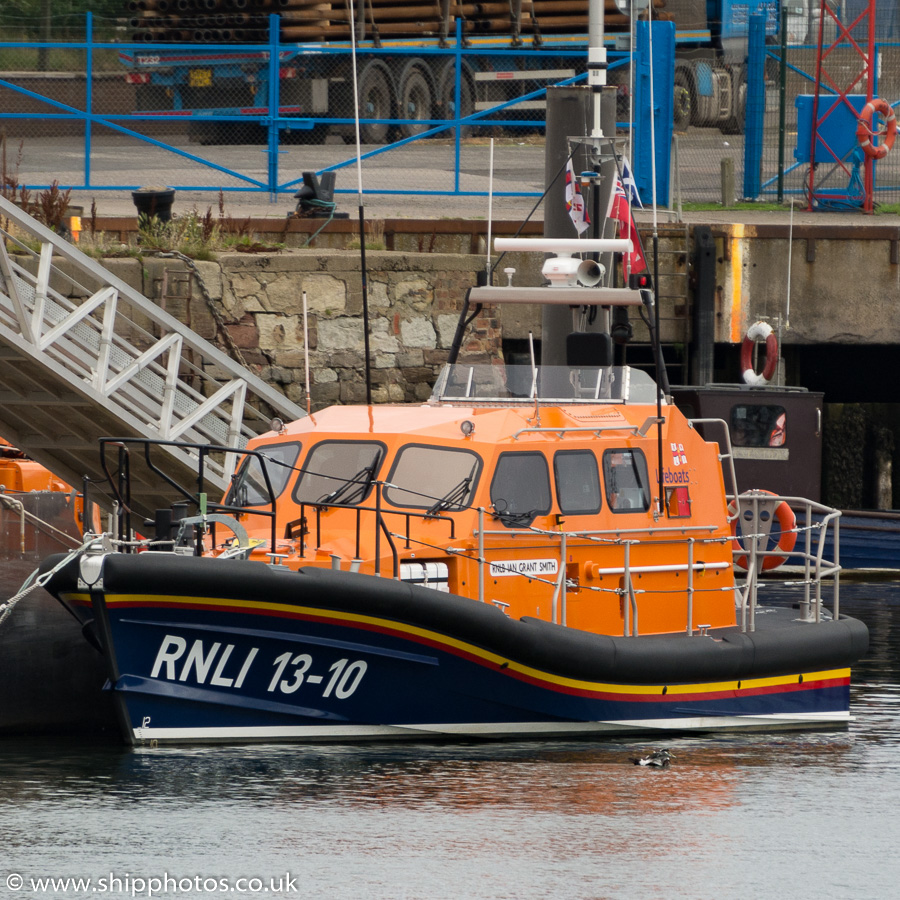 Photograph of the vessel RNLB Ian Grant Smith pictured at Montrose on 18th September 2015