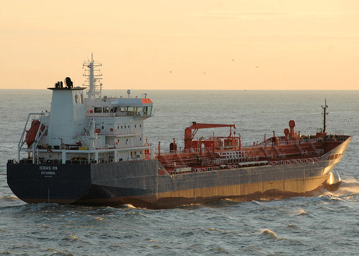 Photograph of the vessel  Icdas-09 pictured departing Rotterdam on 21st June 2010