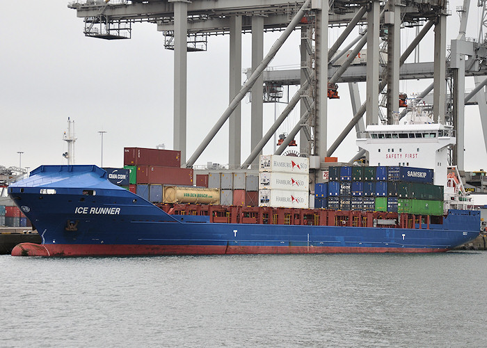 Photograph of the vessel  Ice Runner pictured in Amazonehaven, Europoort on 26th June 2011