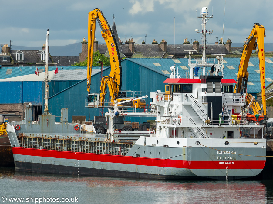Photograph of the vessel  Iepborg pictured at Montrose on 7th August 2023