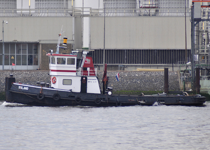 Photograph of the vessel  Ijsland pictured passing Vlaardingen on 28th June 2011