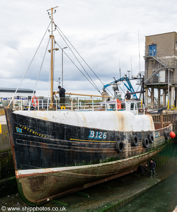 Photograph of the vessel fv Incentive II pictured at Portavogie on 29th June 2023