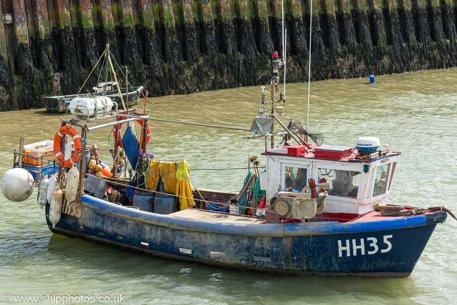 Photograph of the vessel fv Ingrid Melissa pictured at Harwich on 15th August 2024