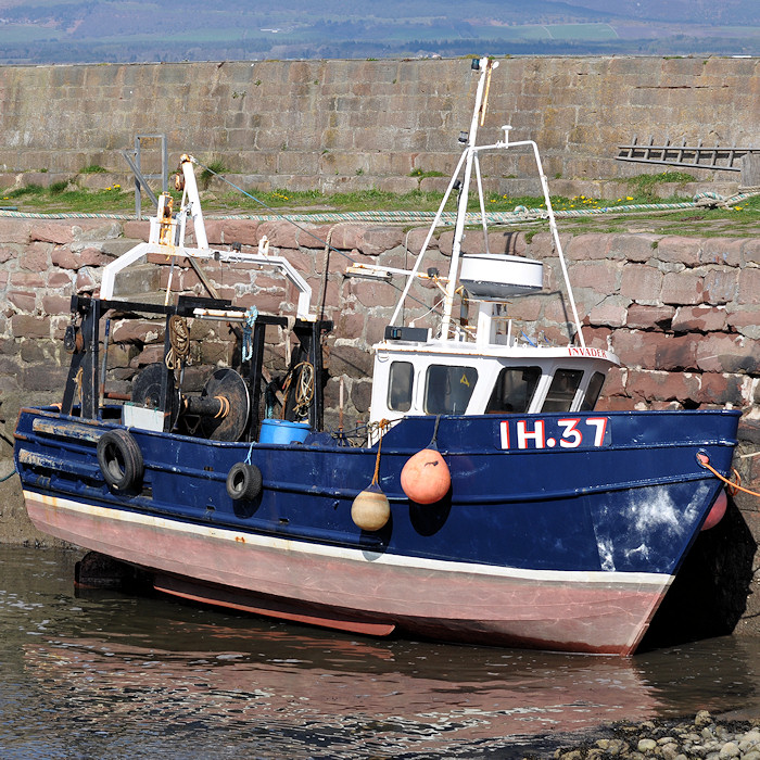 Photograph of the vessel fv Invader pictured at Cromarty on 14th April 2012