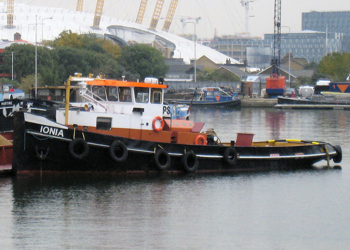 Photograph of the vessel  Ionia pictured in West India Dock, London on 28th October 2009