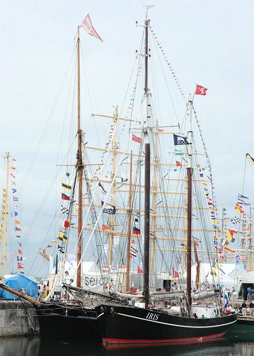 Photograph of the vessel  Iris pictured at the International Festival of the Sea, Portsmouth Naval Base on 3rd July 2005