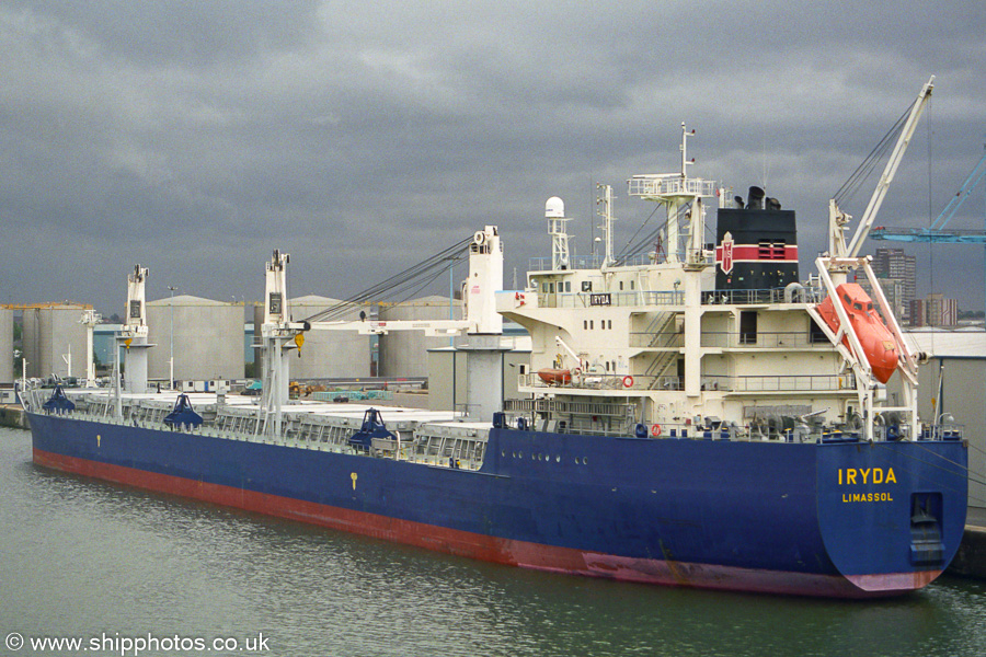 Photograph of the vessel  Iryda pictured at Liverpool on 15th August 2002