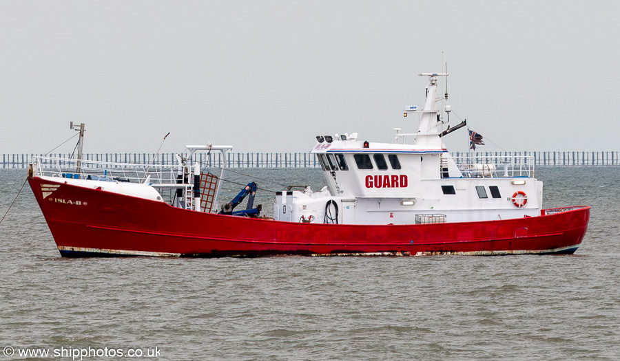 Photograph of the vessel fv Isla B pictured on Sea Reach on 19th July 2025