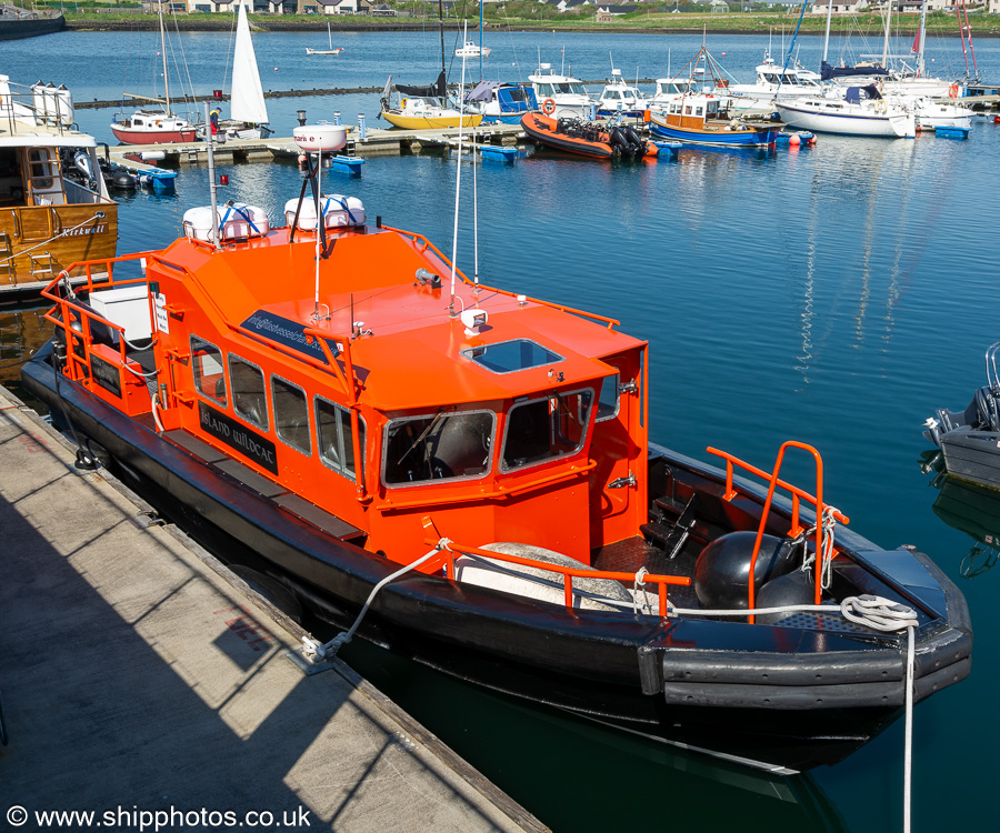 Photograph of the vessel  Island Wildcat pictured at Stromness on 17th May 2024
