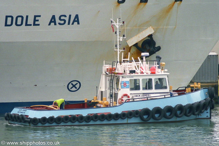 Photograph of the vessel  Jack James pictured at Portsmouth Ferryport on 5th July 2003