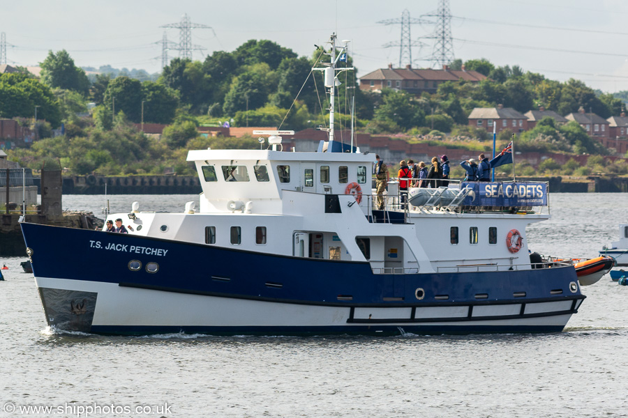 Photograph of the vessel ts Jack Petchey pictured passing North Shields on 14th August 2021