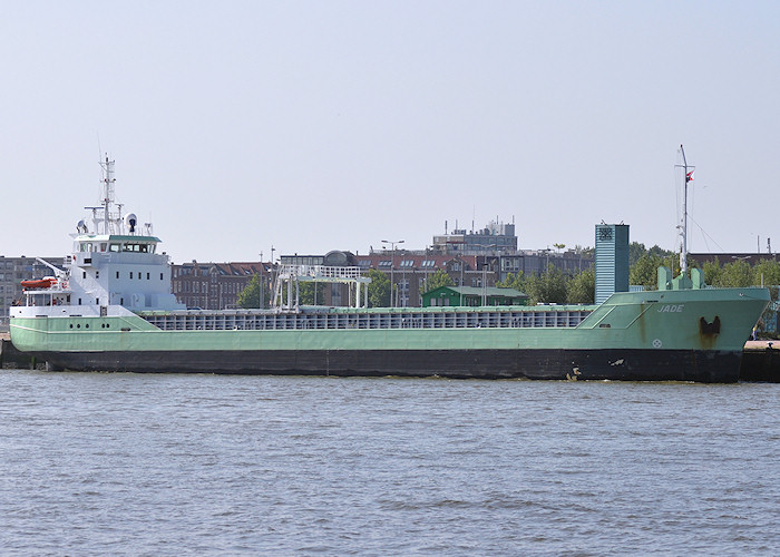 Photograph of the vessel  Jade pictured at Lloydkade, Rotterdam on 26th June 2011