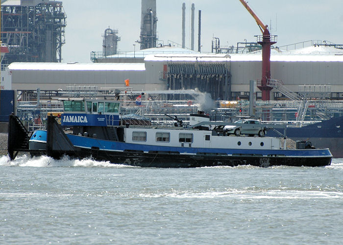 Photograph of the vessel  Jamaica pictured passing Vlaardingen on 21st June 2010