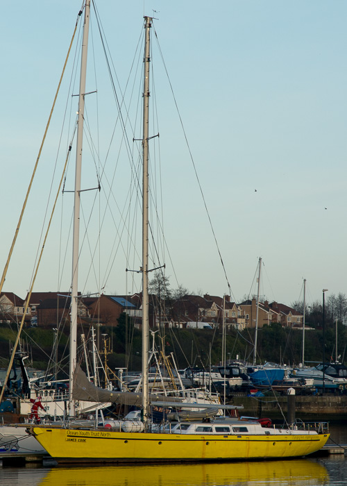 Photograph of the vessel  James Cook pictured at Royal Quays, North Shields on 29th December 2014