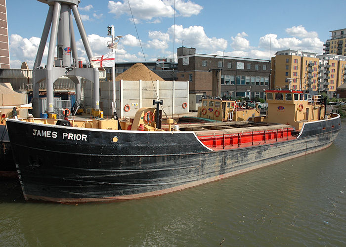 Photograph of the vessel  James Prior pictured in Deptford Creek on 11th June 2009