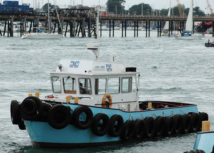 Photograph of the vessel  Janet James pictured in Portsmouth Harbour on 3rd July 2005