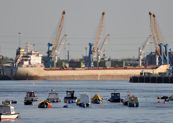 Photograph of the vessel  Jan S pictured on the River Tyne on 25th May 2013