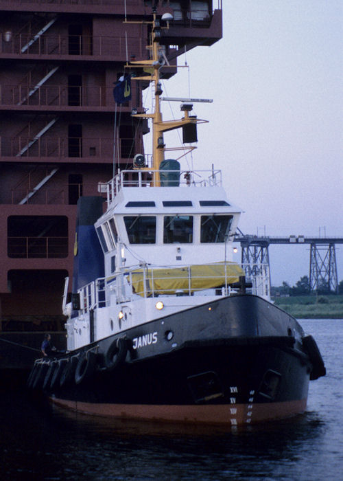 Photograph of the vessel  Janus pictured at Rendsburg on 6th June 1997