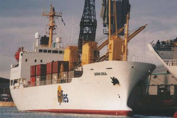 Photograph of the vessel  Jarikaba pictured in Southampton on 25th November 1999