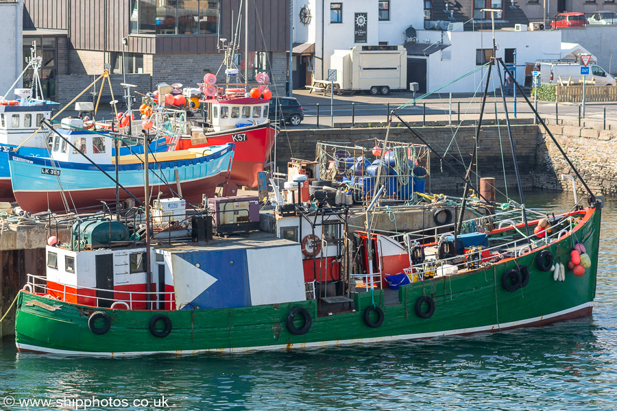 Photograph of the vessel  Jean Elaine pictured at Stromness on 17th May 2024