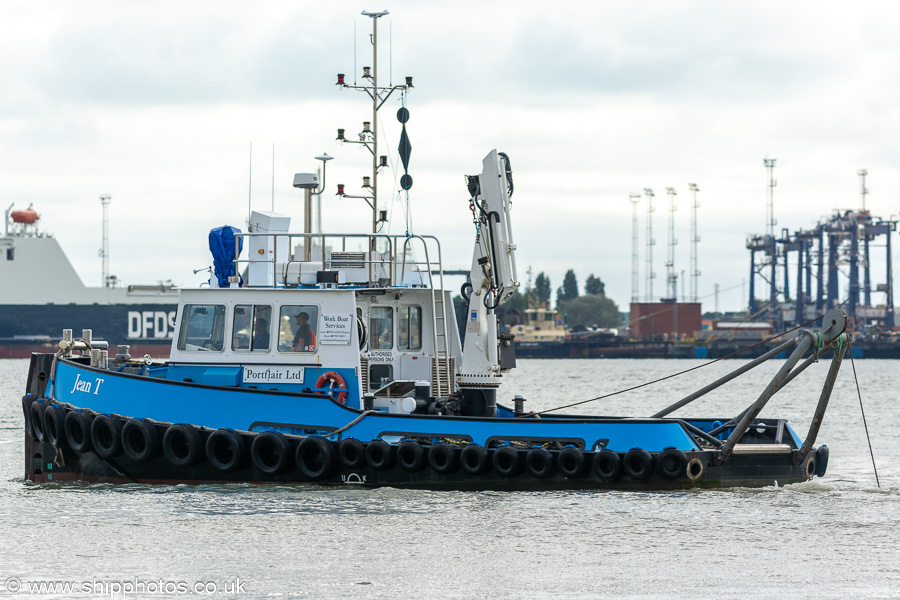 Photograph of the vessel  Jean T pictured at Harwich on 16th August 2024
