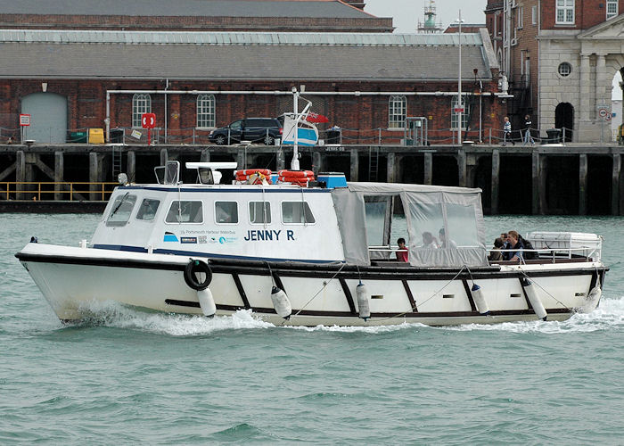Photograph of the vessel  Jenny R pictured in Portsmouth Harbour on 15th August 2010