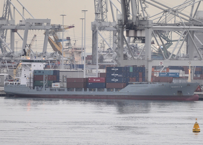 Photograph of the vessel  Jessica B pictured at Europoort on 26th June 2012