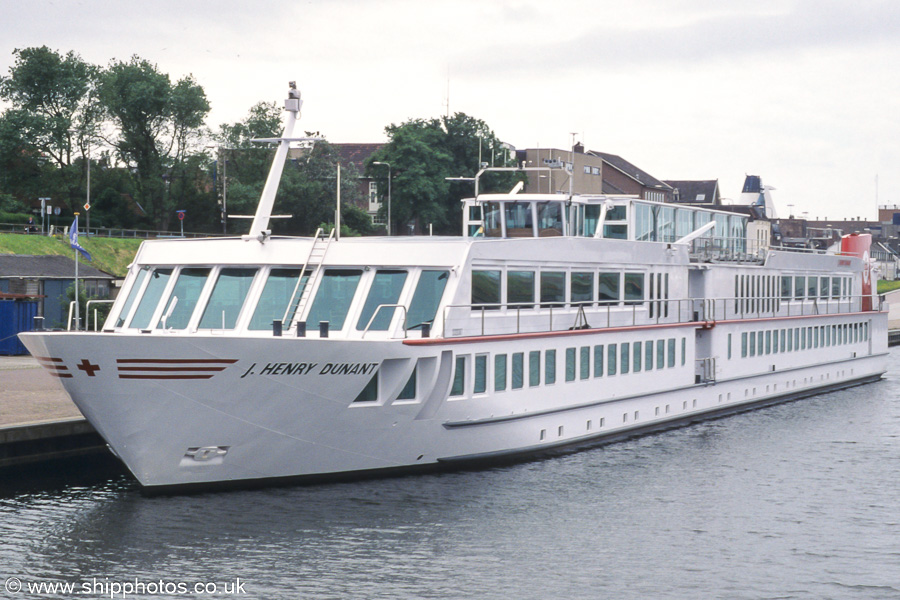 Photograph of the vessel  J. Henry Dunant pictured on the Noordzeekanaal at Ijmuiden on 16th June 2002