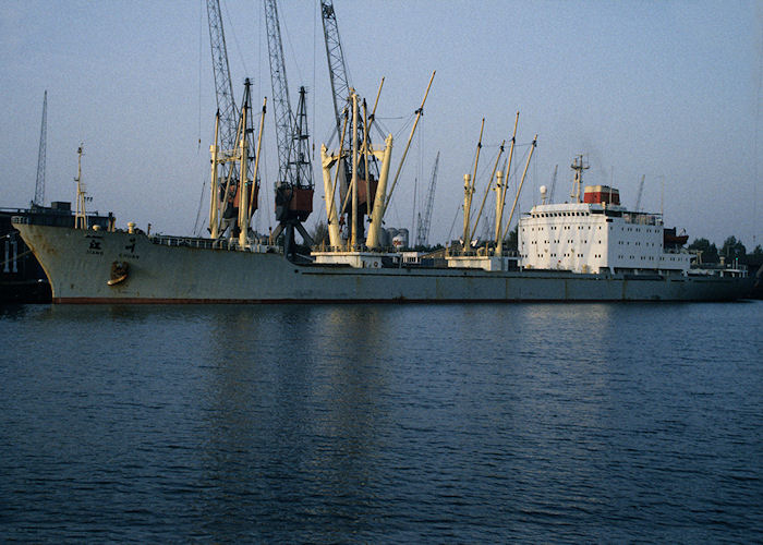  Jiang Chuan pictured in Maashaven, Rotterdam on 27th September 1992