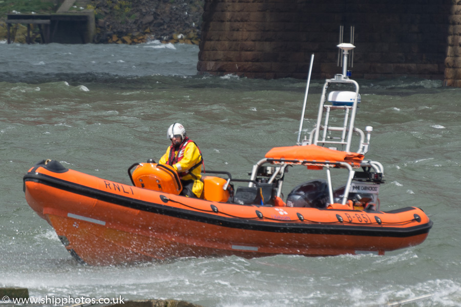 Photograph of the vessel RNLB Jimmie Cairncross pictured at South Queensferry on 16th May 2015