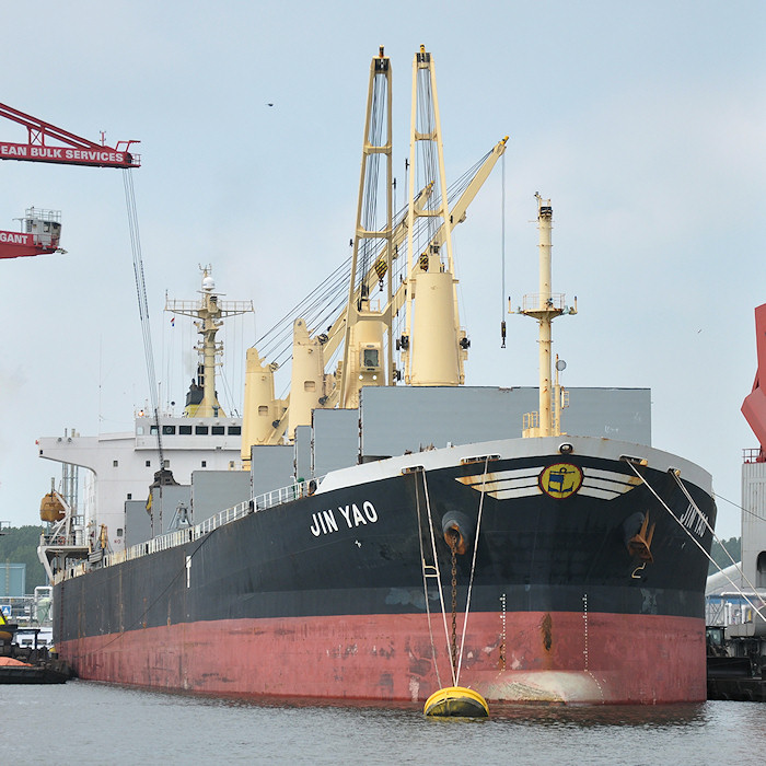 Photograph of the vessel  Jin Yao pictured in Sint-Laurenshaven, Botlek, Rotterdam on 26th June 2011