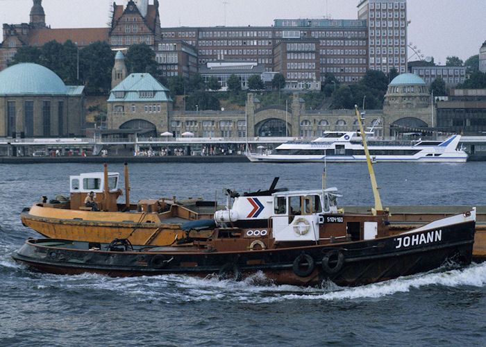 Photograph of the vessel  Johann pictured in Hamburg on 23rd August 1995