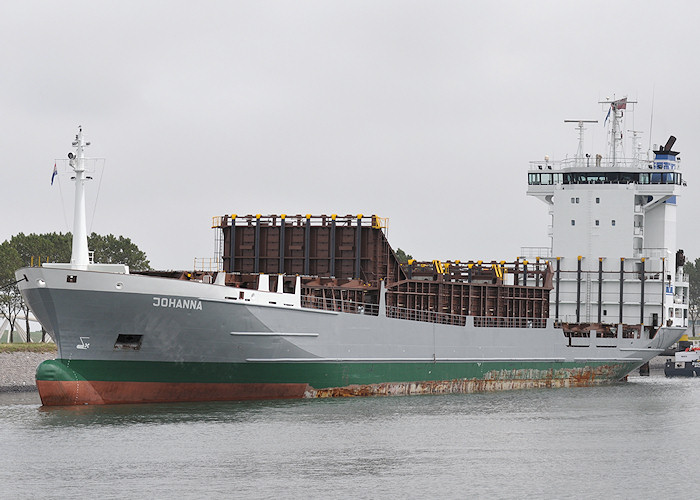 Photograph of the vessel  Johanna pictured in the Calandkanaal on 26th June 2011
