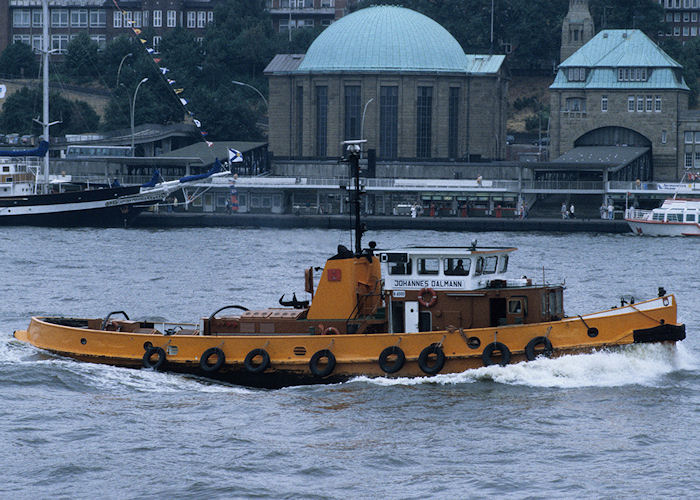Photograph of the vessel  Johannes Dalmann pictured in Hamburg on 25th August 1995