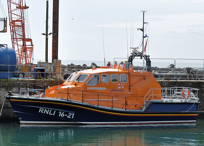 Photograph of the vessel RNLB John Buchanan Barr pictured at Portpatrick on 6th May 2012