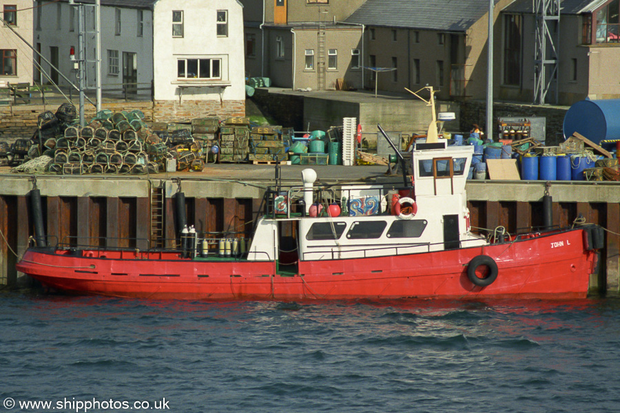 John L pictured at Stromness on 10th May 2003