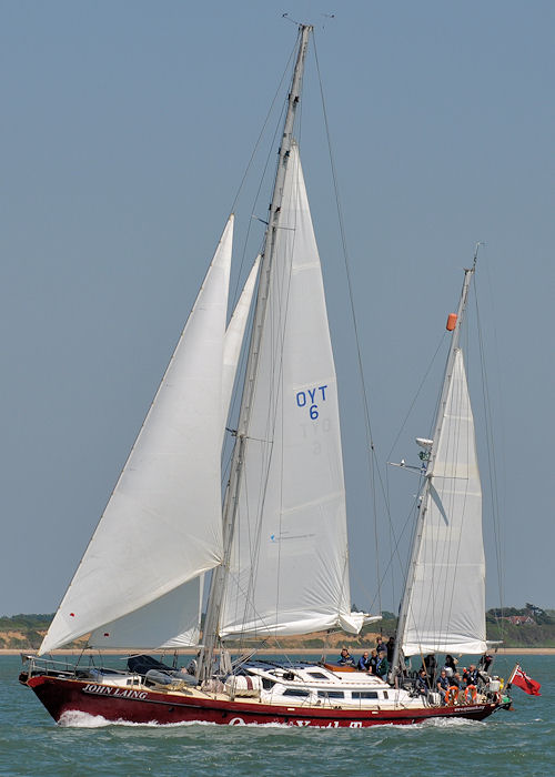 Photograph of the vessel  John Laing pictured in the Solent on 8th June 2013