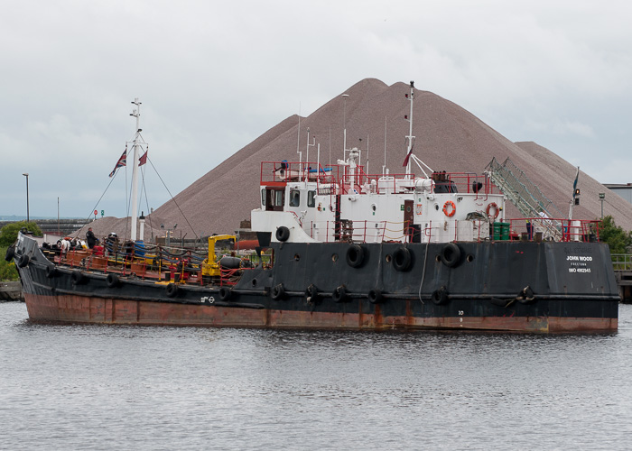 Photograph of the vessel  John Wood pictured at Leith on 15th June 2014