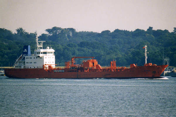 Photograph of the vessel  Jo Spirit pictured arriving in Southampton on 17th July 2000