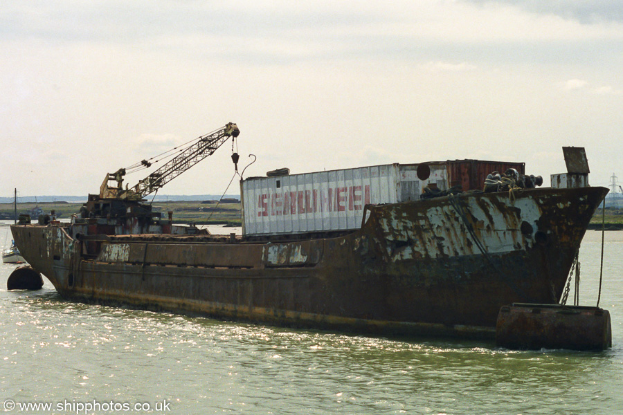 Photograph of the vessel  Jostrica pictured laid up at Queenborough on 16th August 2003