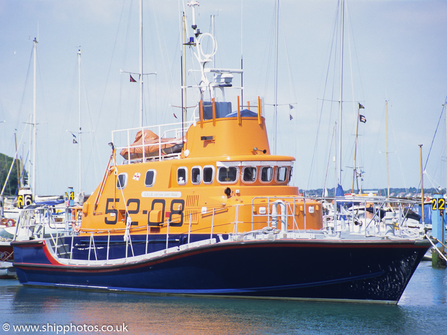 RNLB Joy and John Wade pictured at Yarmouth, IOW on 31st May 1989